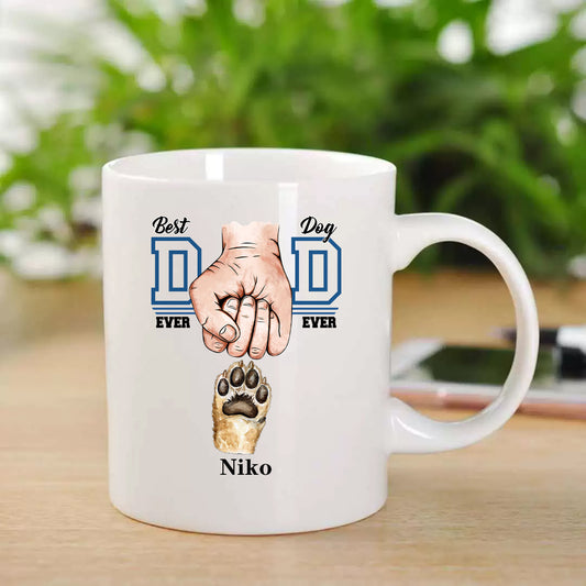 Best Dog Personalized Name Coffee Mug For Father's Day Gift MU236