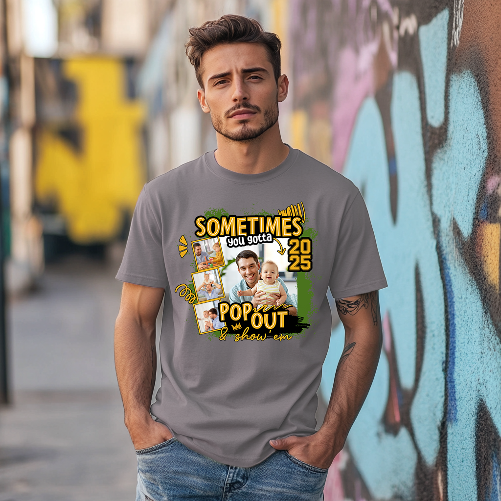 Custom Father’s Day Apparel – Hoodie, Tee & Sweatshirt with Name – Perfect Dad Gift