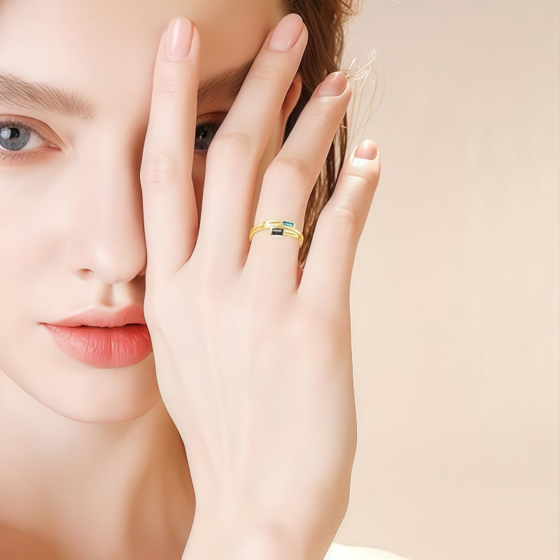 Personalized Family Jewelry Luxury Custom Name Ring for Mom