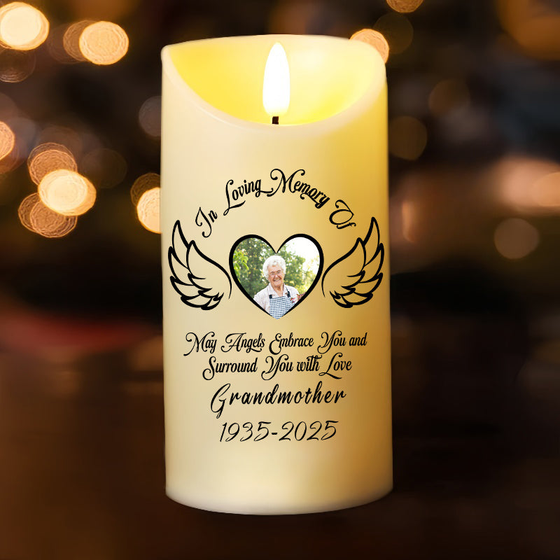 Customize Memories Personalized Photo LED Candle