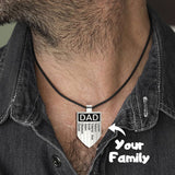 Father's Day Gift-Personalized Names Necklace