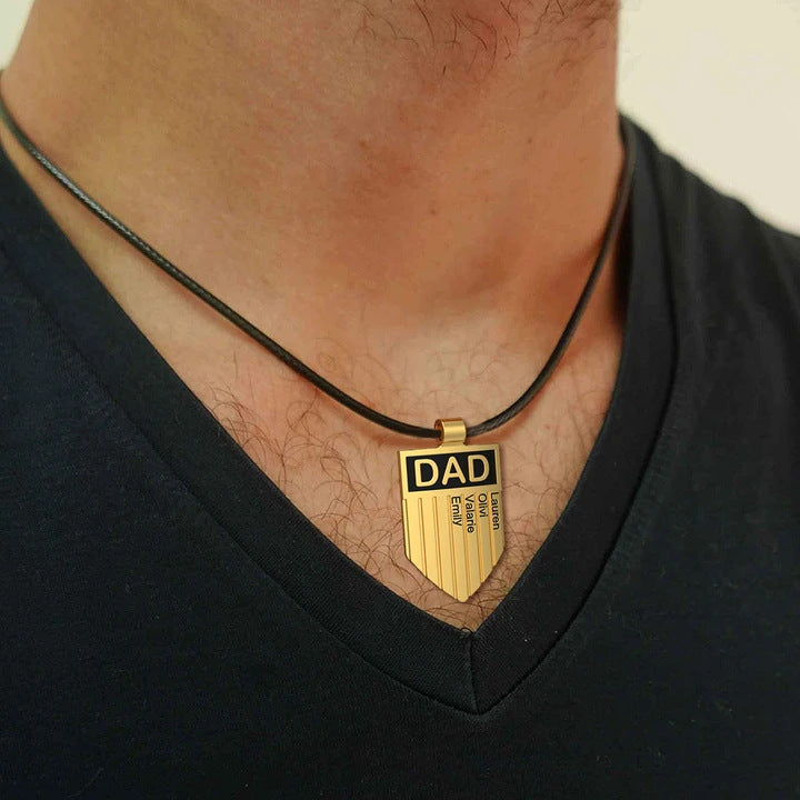 Father's Day Gift-Personalized Names Necklace
