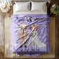 Personalized 25th Anniversary Sherpa Luxury Fleece Throw Blanket With Name Wedding Gift For Couple,Christmas,Valentine's Day,Birthday