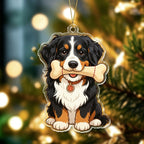 Custom Dog Photo Acrylic Ornament,Christmas Gift For Dog Mom,Dad,Pet Lovers