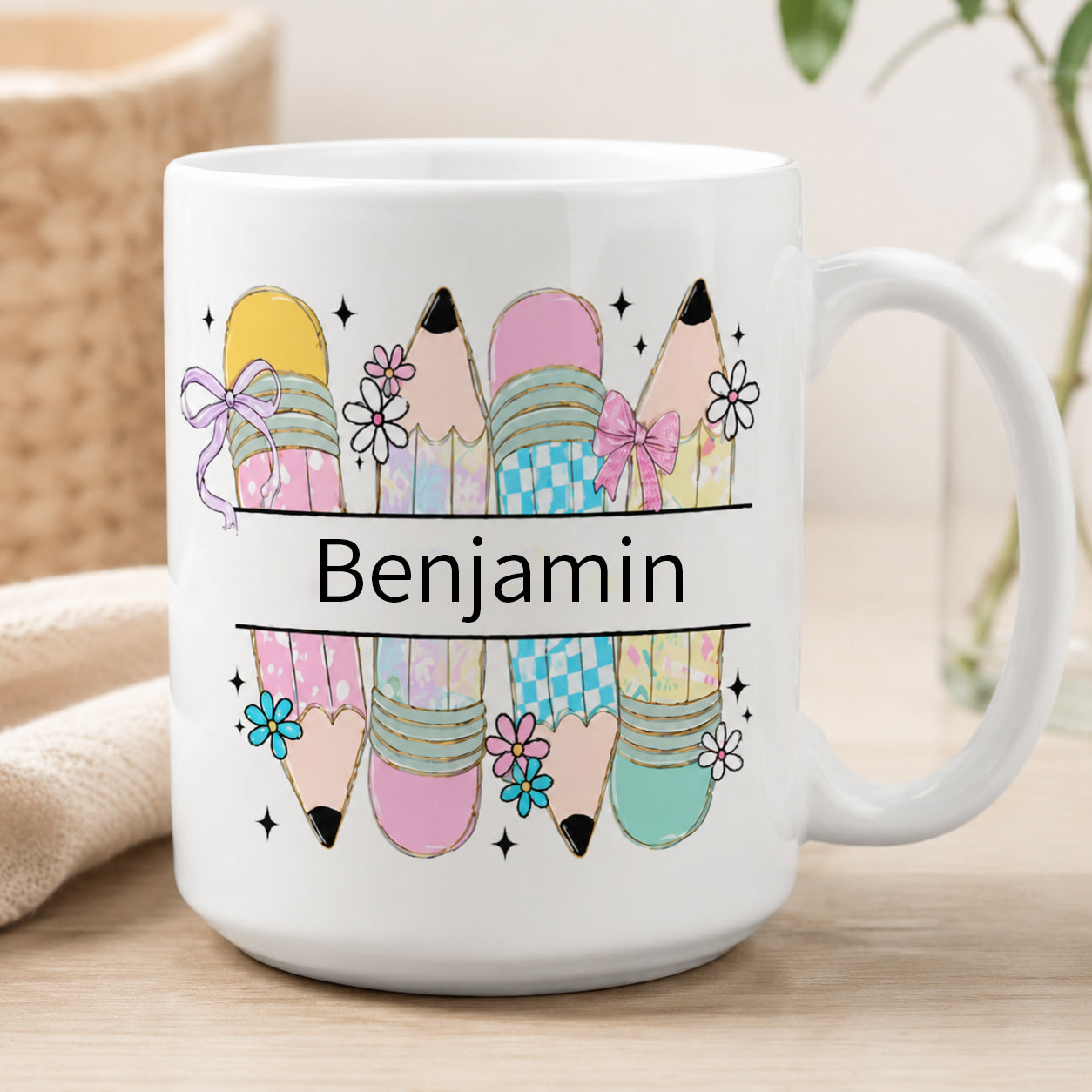 Personalized Name 11OZ/15OZ Mug For Kids Back To School