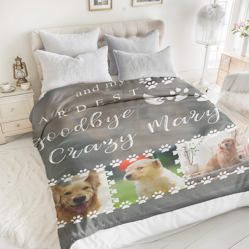 Personalized Photo Memories Comfortable Throw Blanket For Family