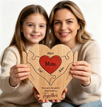 Personalized Wooden Family Puzzle- Gift For Mother's Day Gifts, Mom, Mum, Mother