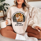 Personalized Vintage Pet Photo With Name Cotton Sweatshirt For Dog Mom Gift Custom Cat