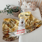 Custom Photo Memorial  Luxury Throw Blanket  For Personalized Loss Of Pet Gift