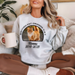 Personalized Vintage Pet Photo With Name Cotton Sweatshirt For Dog Mom Gift Custom Cat