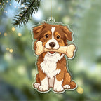 Custom Dog Photo Acrylic Ornament,Christmas Gift For Dog Mom,Dad,Pet Lovers