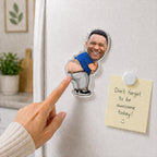 Custom Funny Photo Fart Squishy Butt Fridge Magne