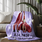 Personalized 25th Anniversary Sherpa Luxury Fleece Throw Blanket With Name Wedding Gift For Couple,Christmas,Valentine's Day,Birthday