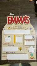 personalized name sign for back to school