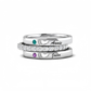 Personalized Zircon Birthstone Ring Jewelry Birthday Mother's Day Gift for Women