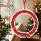 Custom Dog Photo First Christmas Acrylic Ornament For Pets Lover