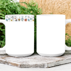Mug personnalisé Fête des Mères Mains serrées Souvenir Effet 3D gonflé Tasse à café Pour la Fête des Mères