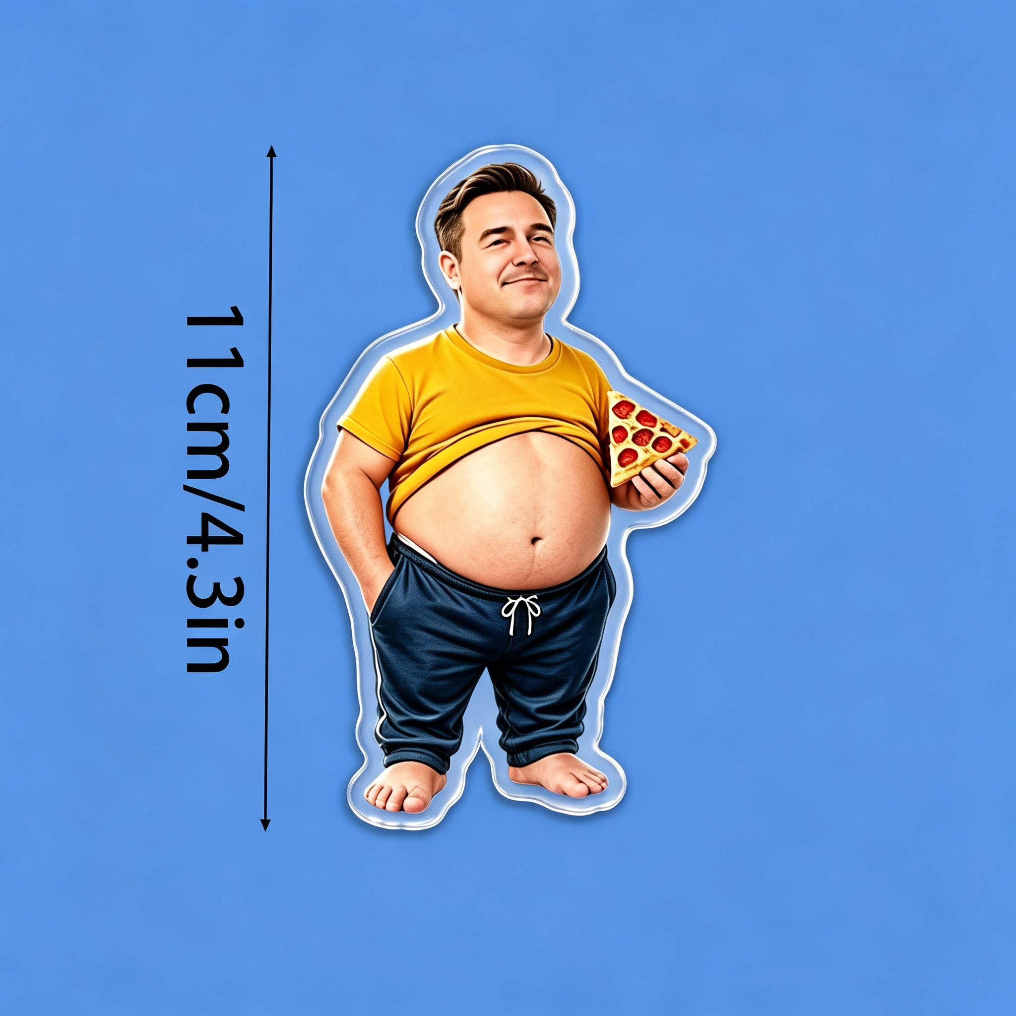 Custom Funny Photo Fart Squishy Fridge Magnet