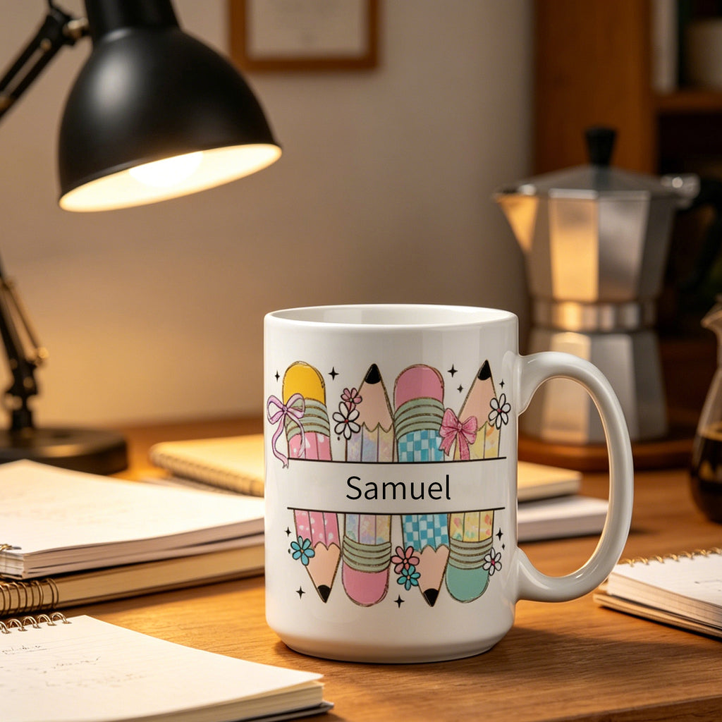 Personalized Name 11OZ/15OZ Mug For Kids Back To School