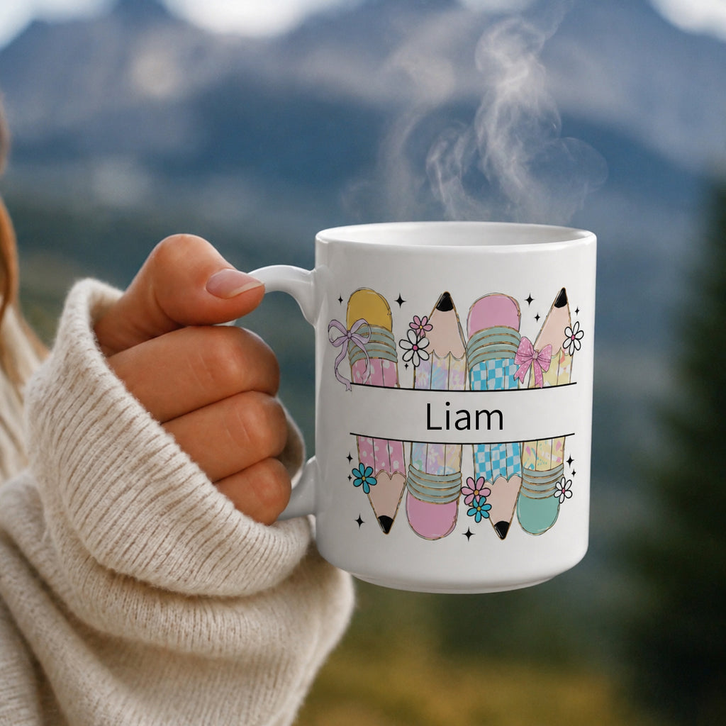 Personalized Name 11OZ/15OZ Mug For Kids Back To School