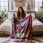 Personalized Name Soft Throw Student Blanket For Back to School