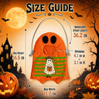 Custom Name Ghost Bag - Personalized Halloween Trick-or-Treat Gift for Kids- Little Spook Big Haul