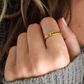 Personalized Zircon Birthstone Ring Jewelry Birthday Mother's Day Gift for Women