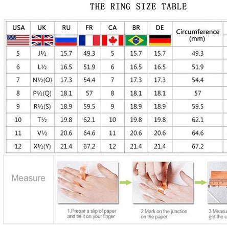 Personalized Zircon Birthstone Ring Jewelry Birthday Mother's Day Gift for Women