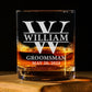 Father's Day Gift-Personalized Engrave Name Whisky Wine Glass Cup Rock Glass