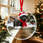 Always Be Loved-Personalized Pet Photo Memorial Christmas Ornament