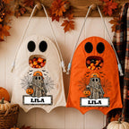 Custom Ghost Bag - Personalized Halloween Gifts For Kids - Spooky Cute Season Is Here