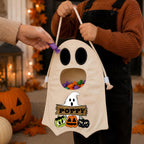 Custom Ghost Bag - Personalized Halloween Gifts For Kids - Spooky Cute Season Is Here
