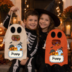 Custom Ghost Bag - Personalized Halloween Gifts For Kids - Sweetest Little Ghost In Town