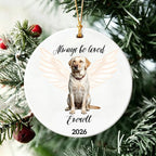 Always Be Loved-A Christmas Ornament for a Pet Who Will Never Be Forgotten-Custom Photo Cernamic Ornament