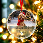 Always Be Loved-Personalized Pet Photo Memorial Christmas Ornament