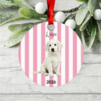 Personalized Pet Photo Christmas Ornament Gift For Dog Cat Mom,Dad,Pet Lovers