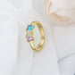 Personalized Gift Idea Birthstone Ring Mother Daughter Ring Promise Ring for Her