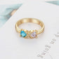 Personalized Gift Idea Birthstone Ring Mother Daughter Ring Promise Ring for Her