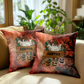 Personalized Spooky Pillow Cushion with Insert - Unique Halloween Gift Idea Custom Name Cushion Home Decor