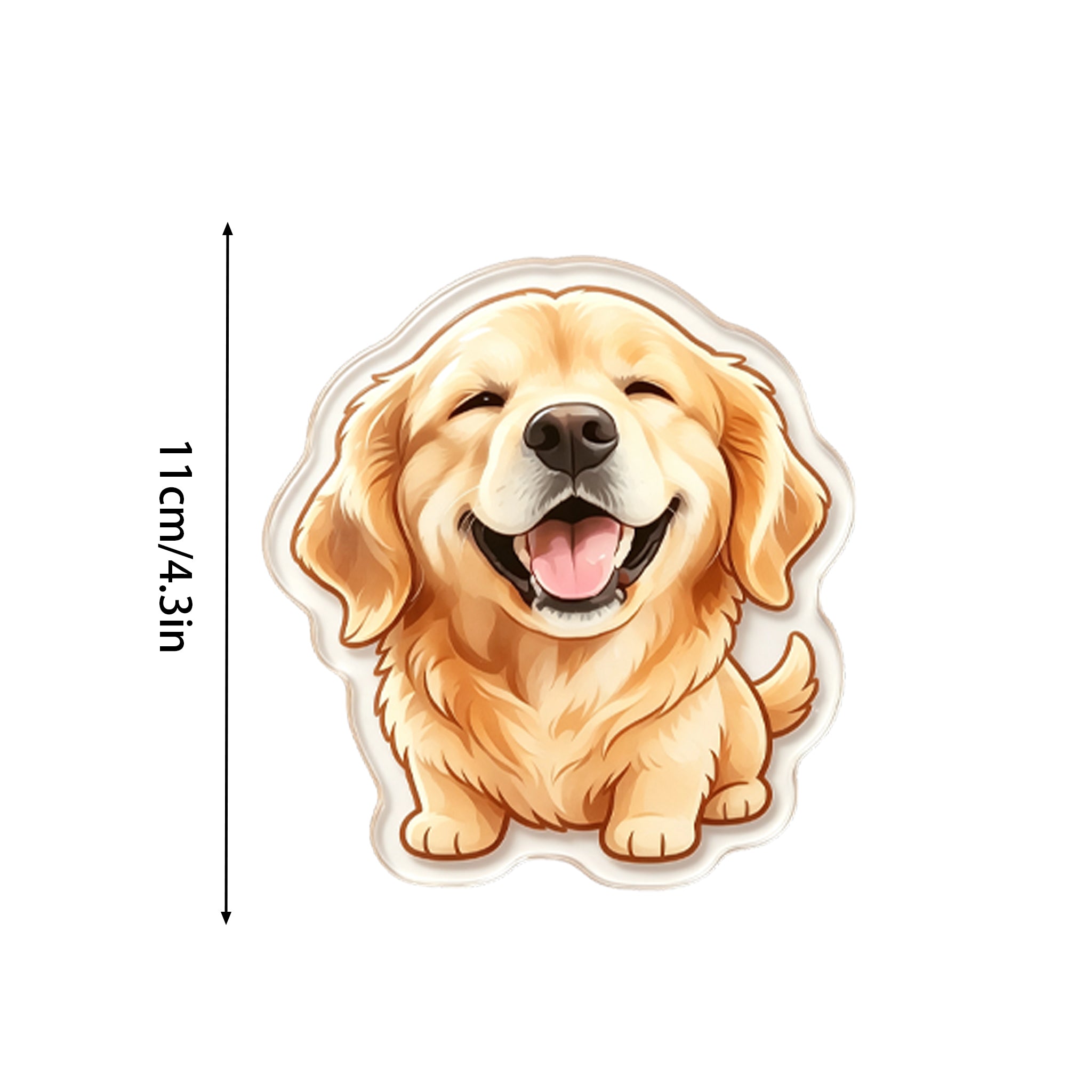 Custom Dog Fridge Magnet,Personalized Pet Illustration Magnet for dog Lover Gift