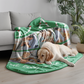Personalized Photo Best Daddy In The World Throw Sherpa Fleece Blanket Home Decor For Father's Day,Birthday Gifts