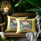 Personalised Halloween Throw Pillow Cushion (Insert Included )Custom Name Cushion Cover Home Decor Gift, Unique Halloween