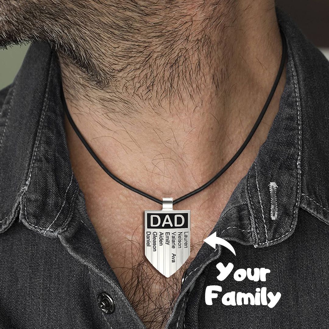 Father's Day Gift-Personalized Names Necklace