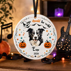 Personalized Dog Halloween Ornament, Custom Dog Halloween Ornament For Pet Lover Gift