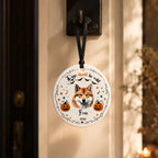 Personalized Dog Halloween Ornament, Custom Dog Halloween Ornament For Pet Lover Gift