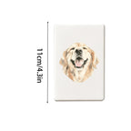 Custom Watercolor Dog Portrait Fridge Magnet - Personalized Pet Illustration, Pet Memorial Gift